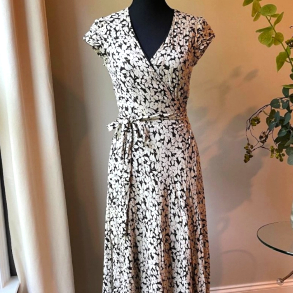 Polo by Ralph Lauren Long Wrap Maxi Dress, Sz 4